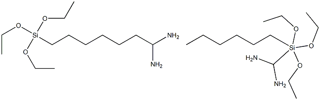 Hexanediaminomethyltriethoxysilane Triethoxysilylmethylhexanediamine,,结构式