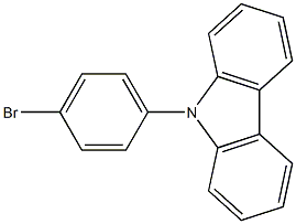 N-(4-溴苯基)咔唑,,结构式