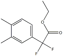 Ethyl (3,4-Dimethylphenyl)difluoroacetate Structure