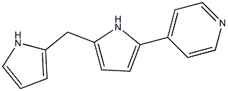 Pyridine,  4-[5-(1H-pyrrol-2-ylmethyl)-1H-pyrrol-2-yl]- 结构式