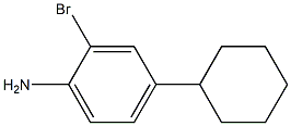 2-BROMO-4-CYCLOHEXYLBENZENAMINE Struktur