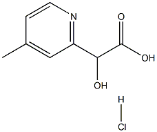 4-METHYL-2-PYRIDINEGLYCOLIC ACID HYDROCHLORIDE Structure