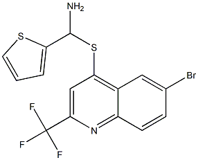 4-(2-AMINOTHEYLTHIO)-6-BROMO-2-(TRIFLUOROMETHYL)QUINOLINE