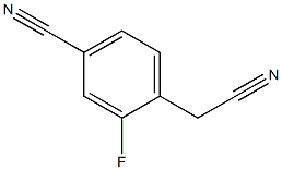 4-CYANO-2-FLUOROPHENYLACETONITRILE 结构式