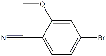 2-methoxy-4-bromobenzonitrile 化学構造式