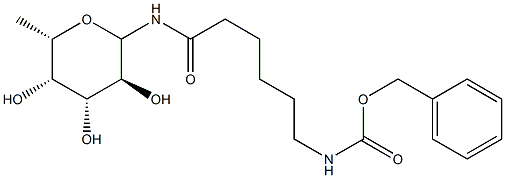 N-[(e-Benzyloxycarbonylamino)caproyl]--L-Fucopyranosylamine Structure