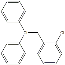 2-Chlorophenyl  Diphenyl-Chloro  Mthane,,结构式
