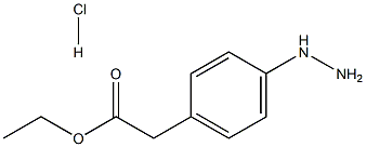 Ethyl  (4-Hydrazinophenyl)acetate  hydrochloride Struktur