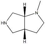 (3AR,6AR)-1-甲基-八氢吡咯[3,4-B]吡咯, , 结构式