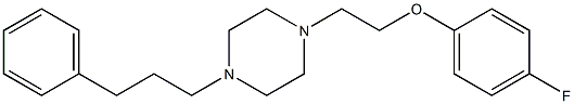 1-(2-(4-fluorophenoxy)ethyl)-4-(3-phenylpropyl)piperazine