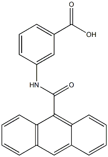 3-[(9-anthrylcarbonyl)amino]benzoic acid