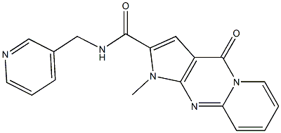 1-methyl-4-oxo-N-(3-pyridinylmethyl)-1,4-dihydropyrido[1,2-a]pyrrolo[2,3-d]pyrimidine-2-carboxamide