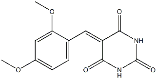 5-(2,4-dimethoxybenzylidene)-2,4,6(1H,3H,5H)-pyrimidinetrione