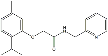 2-(2-isopropyl-5-methylphenoxy)-N-(2-pyridinylmethyl)acetamide|