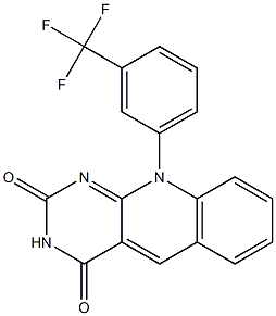 10-[3-(trifluoromethyl)phenyl]pyrimido[4,5-b]quinoline-2,4(3H,10H)-dione