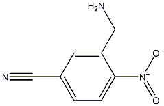 3-(aminomethyl)-4-nitrobenzonitrile Structure