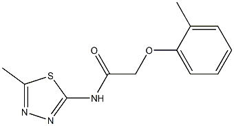 2-(2-methylphenoxy)-N-(5-methyl-1,3,4-thiadiazol-2-yl)acetamide