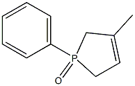 3-methyl-1-phenyl-2,5-dihydro-1H-phosphole 1-oxide,,结构式