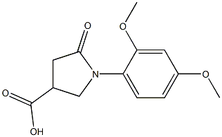 1-(2,4-dimethoxyphenyl)-5-oxo-3-pyrrolidinecarboxylic acid