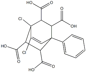 1,7-dichloro-4-phenylbicyclo[2.2.2]oct-7-ene-2,3,5,6-tetracarboxylic acid|