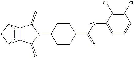 N-(2,3-dichlorophenyl)-4-(3,5-dioxo-4-azatricyclo[5.2.1.0~2,6~]dec-8-en-4-yl)cyclohexanecarboxamide