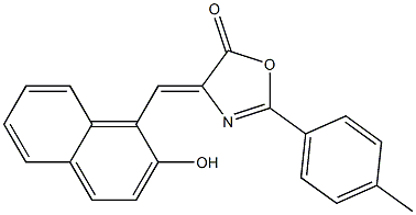  4-[(2-hydroxy-1-naphthyl)methylene]-2-(4-methylphenyl)-1,3-oxazol-5(4H)-one