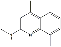 N-(4,8-dimethyl-2-quinolinyl)-N-methylamine Structure