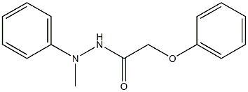 N'-methyl-2-phenoxy-N'-phenylacetohydrazide Struktur