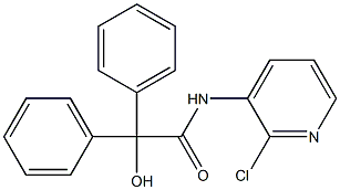 N-(2-chloro-3-pyridinyl)-2-hydroxy-2,2-diphenylacetamide Structure