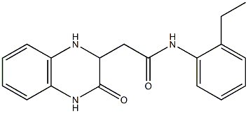 N-(2-ethylphenyl)-2-(3-oxo-1,2,3,4-tetrahydro-2-quinoxalinyl)acetamide