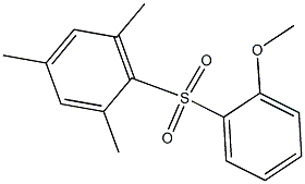 mesityl 2-methoxyphenyl sulfone,,结构式