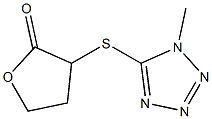 3-[(1-methyl-1H-tetraazol-5-yl)sulfanyl]dihydro-2(3H)-furanone Structure