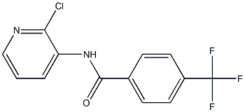 N-(2-chloro-3-pyridinyl)-4-(trifluoromethyl)benzamide Structure