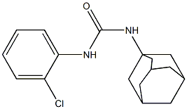 N-(1-adamantyl)-N'-(2-chlorophenyl)urea Structure