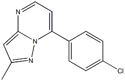 7-(4-chlorophenyl)-2-methylpyrazolo[1,5-a]pyrimidine Structure