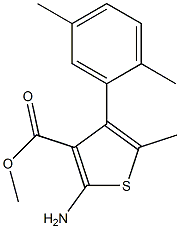 methyl 2-amino-4-(2,5-dimethylphenyl)-5-methyl-3-thiophenecarboxylate