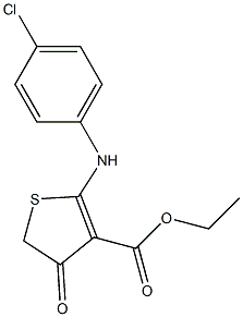 ethyl 2-(4-chloroanilino)-4-oxo-4,5-dihydrothiophene-3-carboxylate