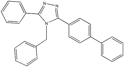 4-benzyl-3-[1,1'-biphenyl]-4-yl-5-phenyl-4H-1,2,4-triazole Structure