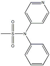 phenyl-N-(4-pyridinyl)methanesulfonamide Structure