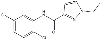 N-(2,5-dichlorophenyl)-1-ethyl-1H-pyrazole-3-carboxamide Structure