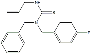 N'-allyl-N-benzyl-N-(4-fluorobenzyl)thiourea