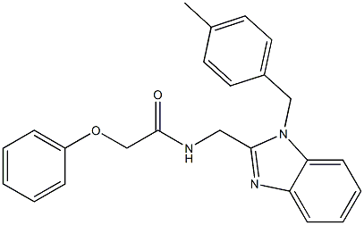  N-{[1-(4-methylbenzyl)-1H-benzimidazol-2-yl]methyl}-2-phenoxyacetamide