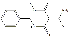 ethyl 3-amino-2-[(benzylamino)carbothioyl]-2-butenoate