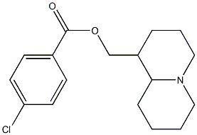 octahydro-2H-quinolizin-1-ylmethyl 4-chlorobenzoate Structure