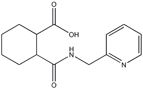 2-{[(2-pyridinylmethyl)amino]carbonyl}cyclohexanecarboxylic acid,,结构式