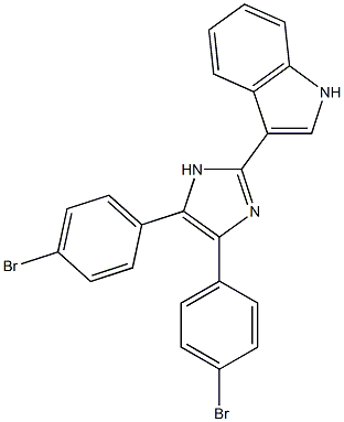  3-[4,5-bis(4-bromophenyl)-1H-imidazol-2-yl]-1H-indole