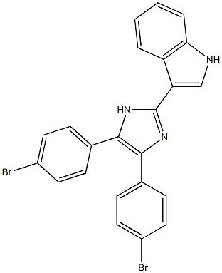 3-[4,5-bis(4-bromophenyl)-1H-imidazol-2-yl]-1H-indole