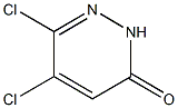 5,6-dichloro-3(2H)-pyridazinone 化学構造式