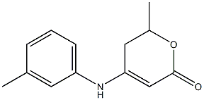 6-methyl-4-(3-toluidino)-5,6-dihydro-2H-pyran-2-one