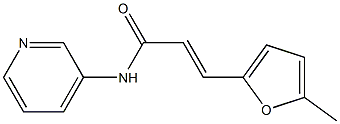 3-(5-methyl-2-furyl)-N-(3-pyridinyl)acrylamide Struktur